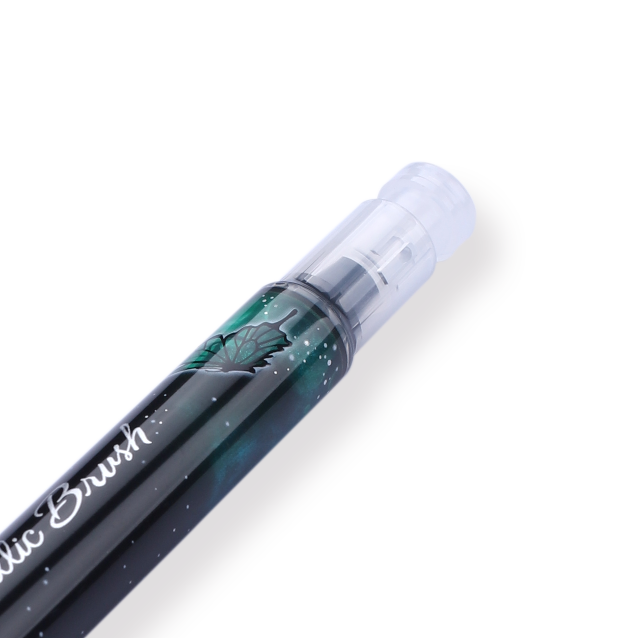 Pentel Dual Metallic Brush Pen - Green + Metallic Blue - Stationery Pal