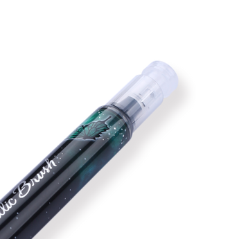 Pentel Dual Metallic Brush Pen - Green + Metallic Blue - Stationery Pal