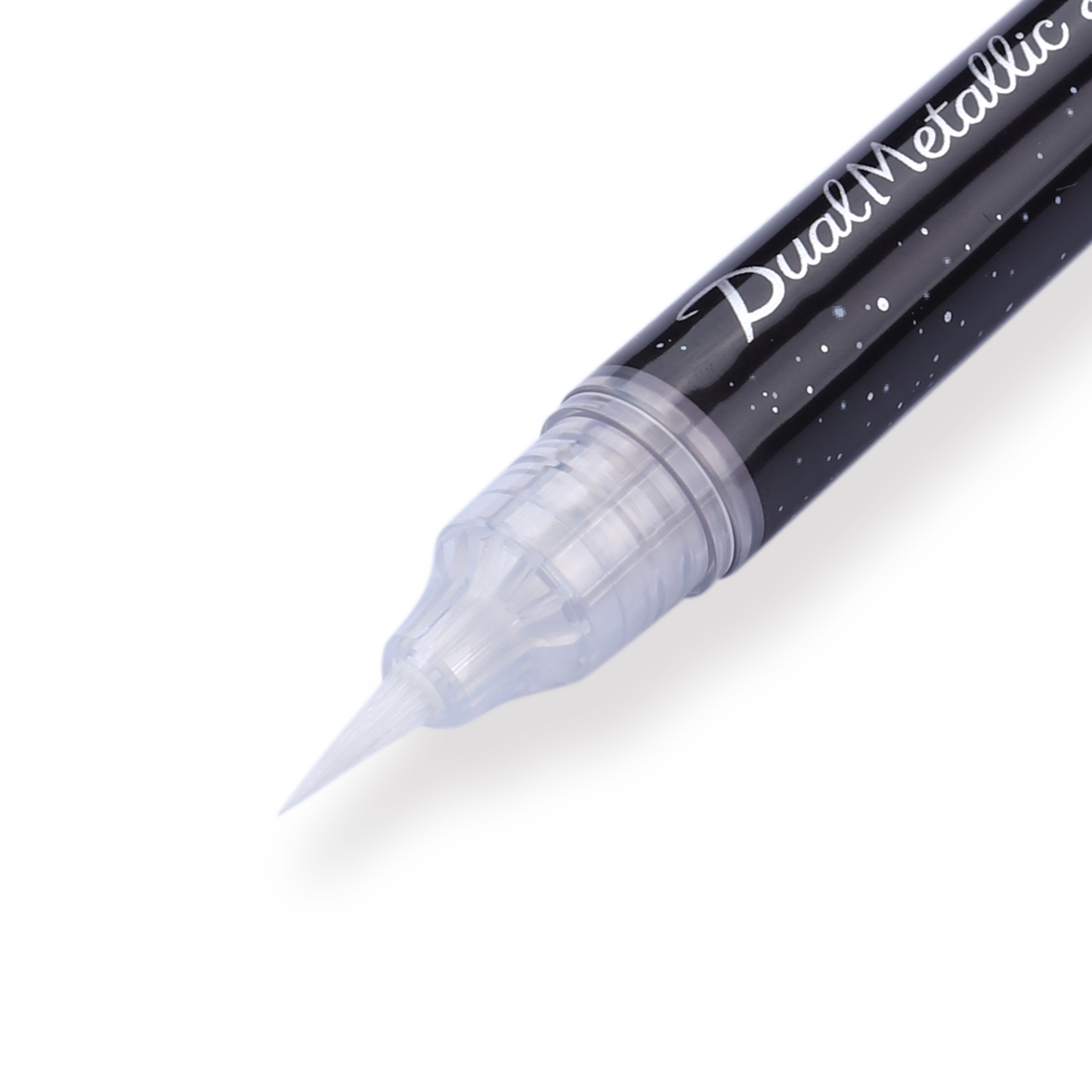 Art Pen Pentel Dual Metallic Brush Pen Two Tone Glitter