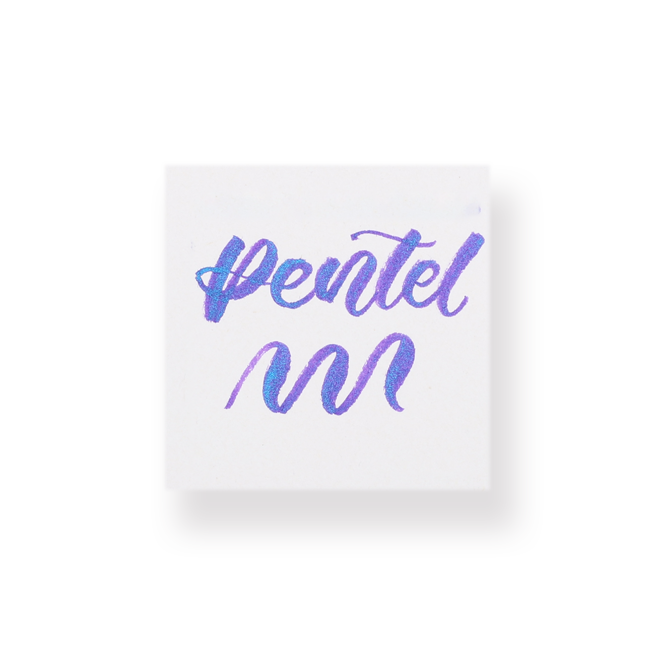 Pentel Dual Metallic Brush Pen - Violet + Metallic Blue - Stationery Pal