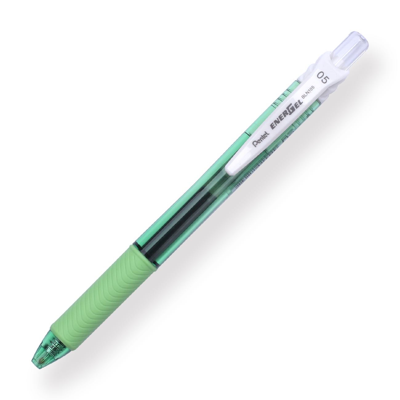 Pentel EnerGel-X Gel Pen - Needle-Point - 0.5 mm - Black (Green