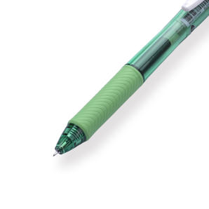 Pentel EnerGel-X Gelstift – Nadelspitze – 0,5 mm – Schwarz (grüner Korpus)