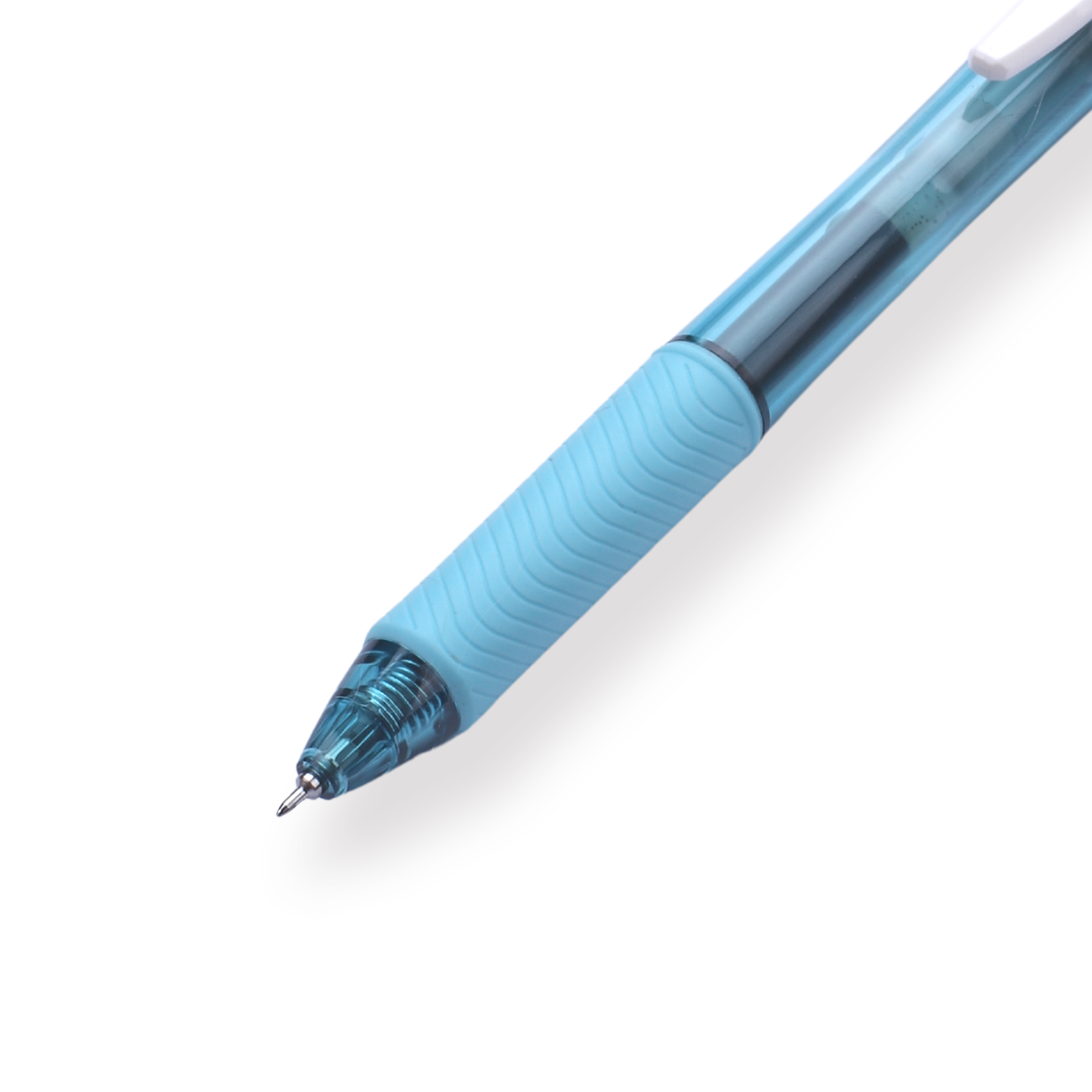 Pentel EnerGel-X Gel Pen - Needle-Point - 0.5 mm - Black (Light Blue Body)