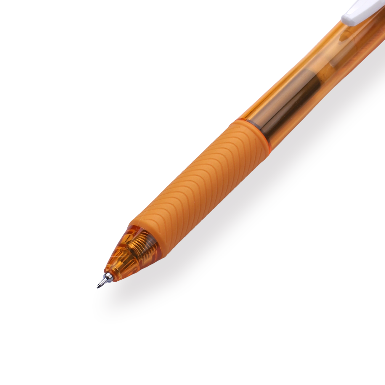 Pentel EnerGel-X Gel Pen - Needle-Point - 0.5 mm - Black (Orange Body)