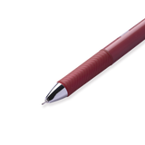 Pentel EnerGel Cafe de Clena Needle Point Gel Pen Limited Edition - 0.4mm - Black Ink - Burgandy Body - Stationery Pal