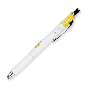 Pentel EnerGel Clena Gel Pen - 0.5 mm - Black Ink - Yellow Body - Stationery Pal