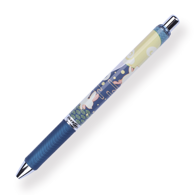 Pentel EnerGel Fall-themed Limited Edition Gel Pen - 0.5 mm - Blue Grip - Stationery Pal