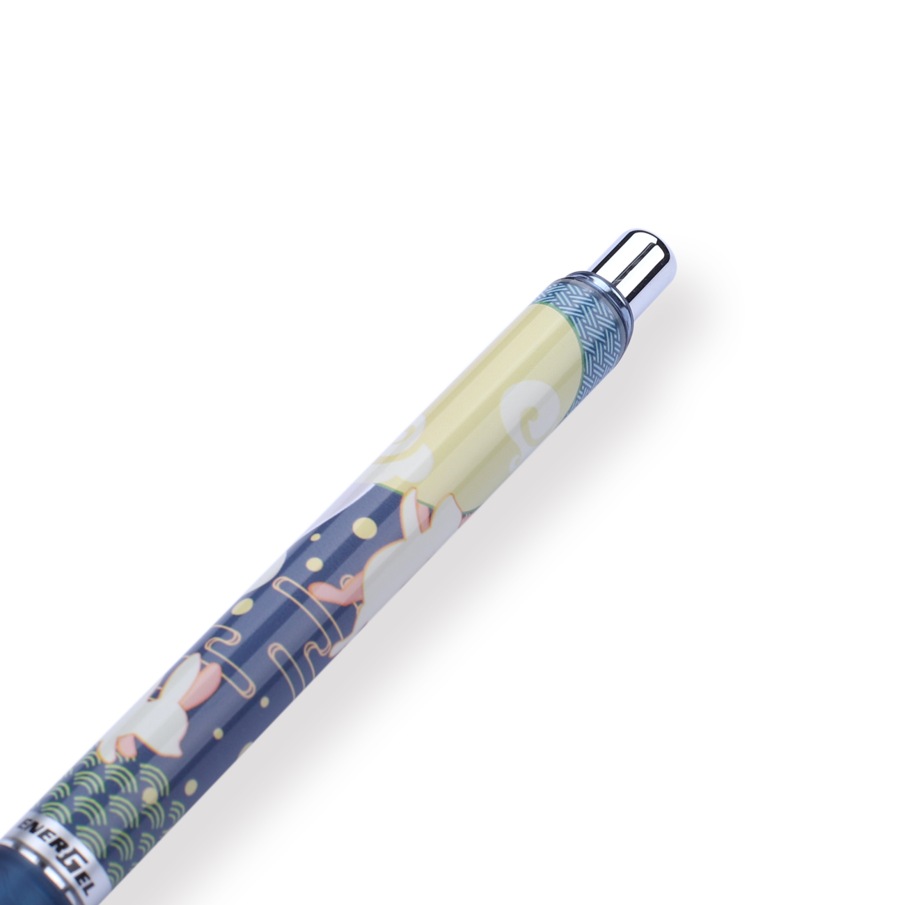 Pentel EnerGel Fall-themed Limited Edition Gel Pen - 0.5 mm - Blue Grip - Stationery Pal