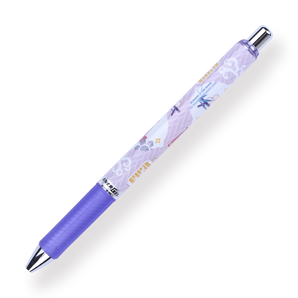 Pentel EnerGel Fall-themed Limited Edition Gel Pen - 0.5 mm - Purple Grip - Stationery Pal