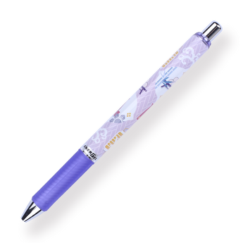 Pentel EnerGel Fall-themed Limited Edition Gel Pen - 0.5 mm - Purple Grip - Stationery Pal