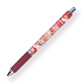 Pentel EnerGel Fall-themed Limited Edition Gel Pen - 0.5 mm - Red Grip - Stationery Pal