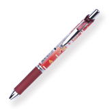 Pentel EnerGel Fall-themed Limited Edition Gel Pen - 0.5 mm - Red Grip - Stationery Pal