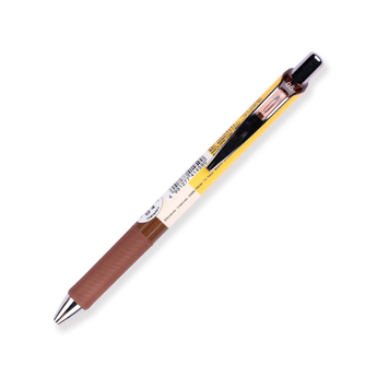 Pentel EnerGel Pikachu Limited Edition Gel Pen - 0.5 mm - Black Ink - Brown Grip - Stationery Pal