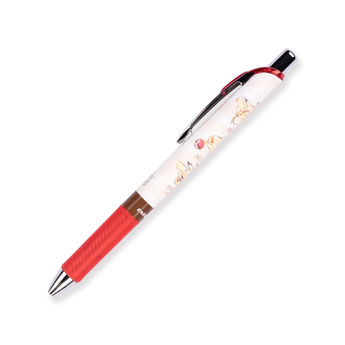 Pentel Energel XM Click BLN75 0,5 mm nero taschina 4 pz Pentel Energel XM Click BLN75 0,5 mm nero taschina 4 pz
