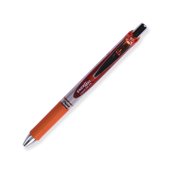 Pentel EnerGel RTX Gel Pen - Conical - 0.7 mm - Orange - Stationery Pal