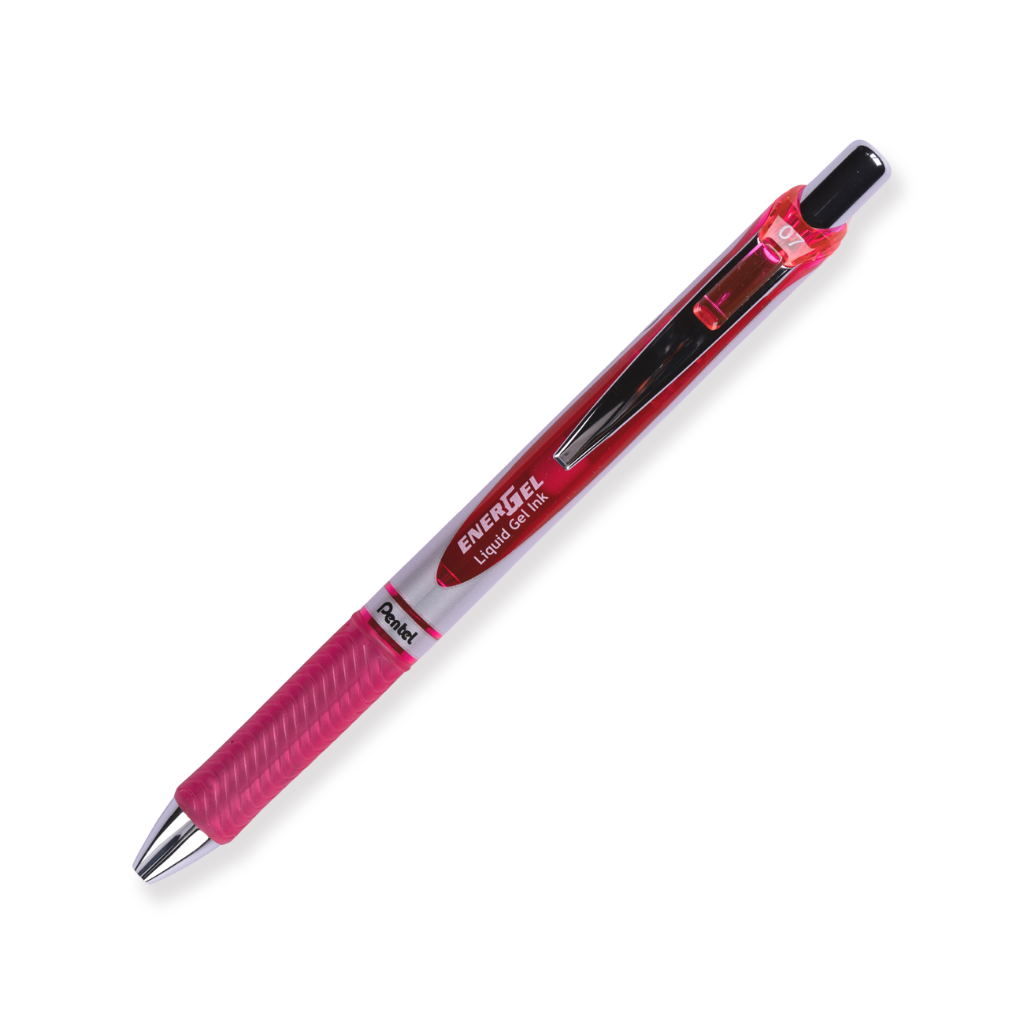 Bolígrafo de gel Pentel EnerGel RTX - Cónico - 0,7 mm - Rosa 