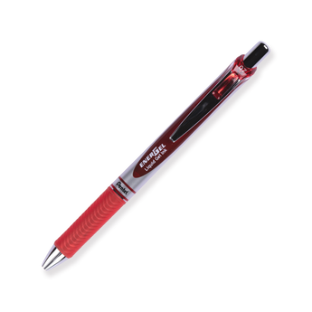 Pentel EnerGel RTX Gel Pen - Conical - 0.7 mm - Red - Stationery Pal