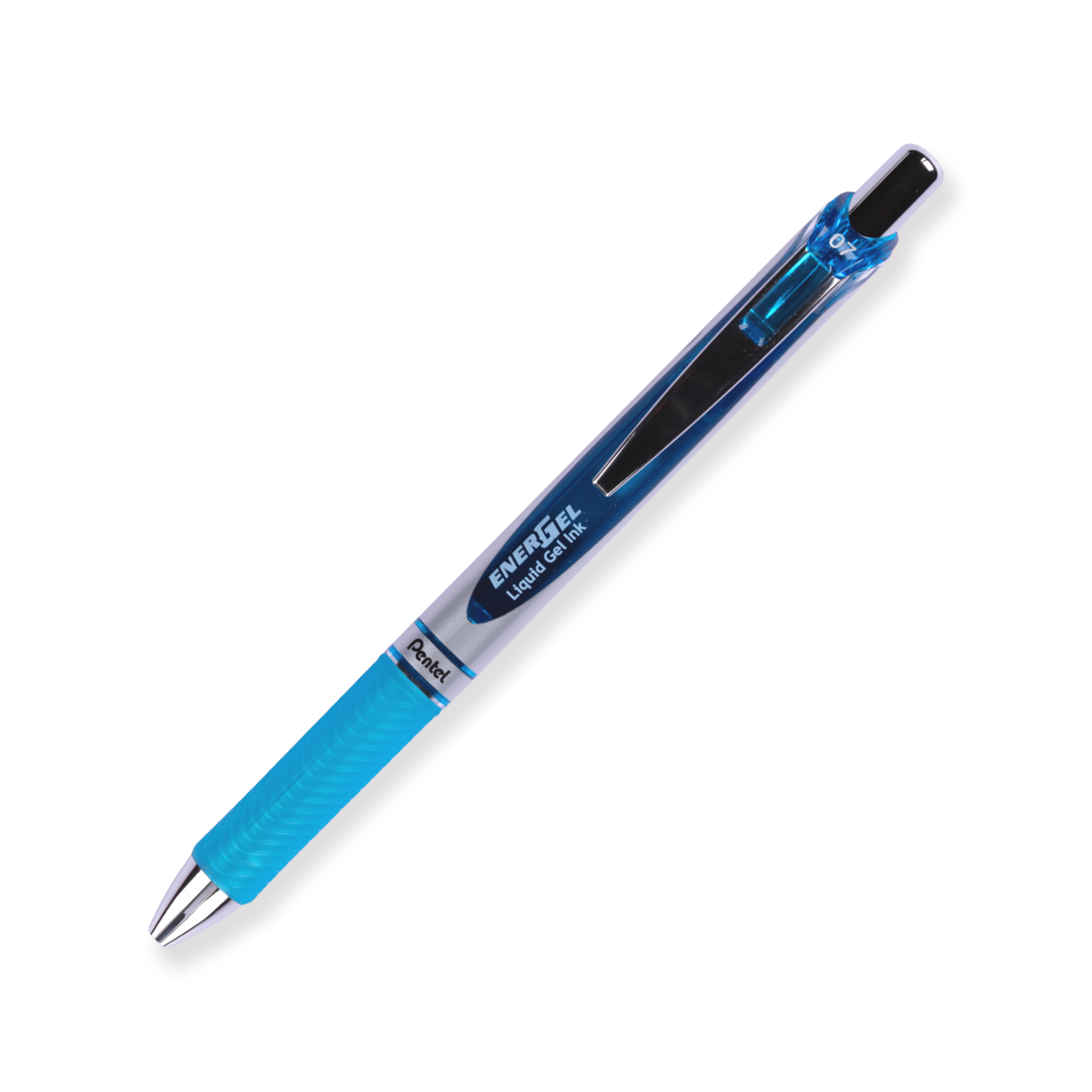 Bolígrafo de gel Pentel EnerGel RTX - Cónico - 0,7 mm - Azul cielo 