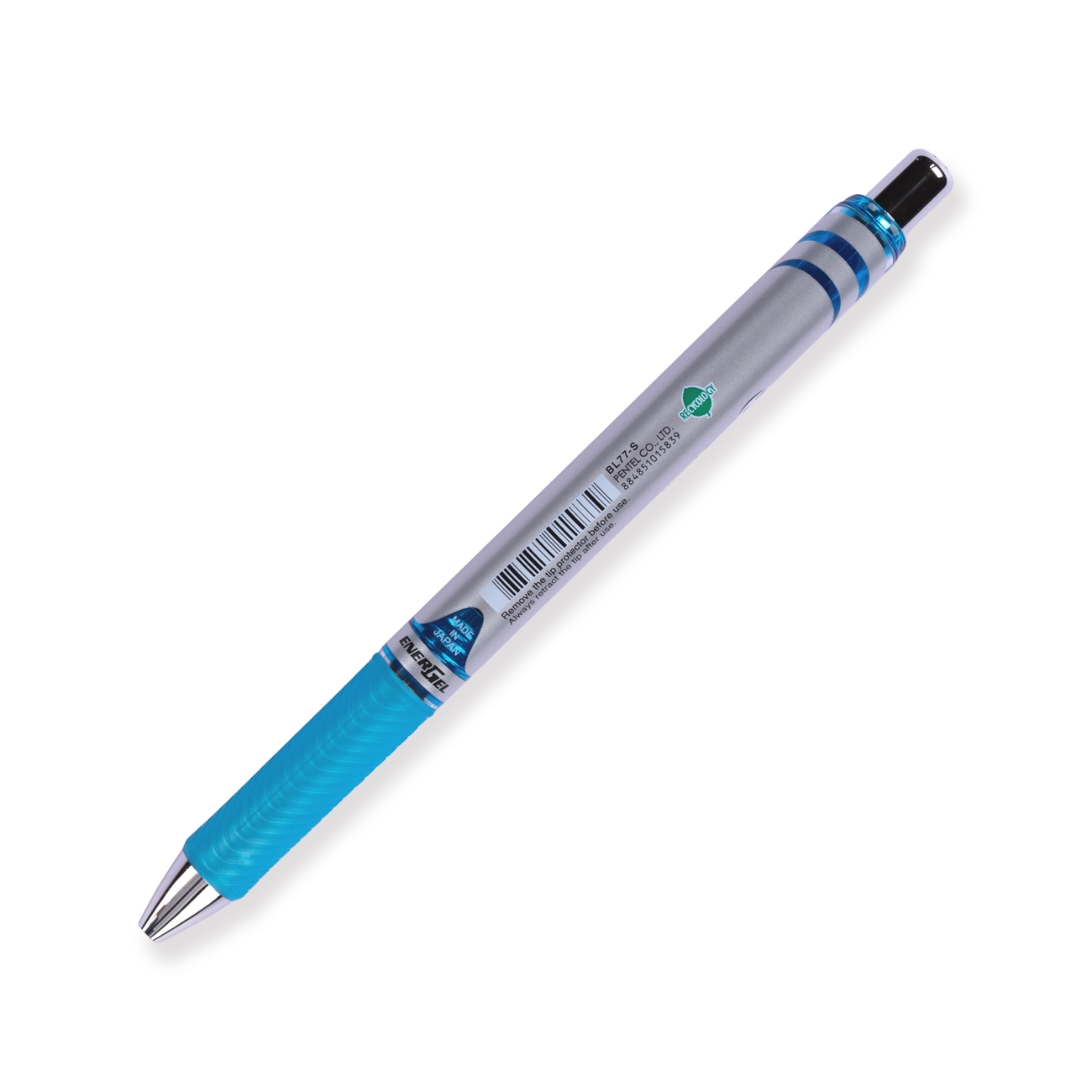 Bolígrafo de gel Pentel EnerGel RTX - Cónico - 0,7 mm - Azul cielo 