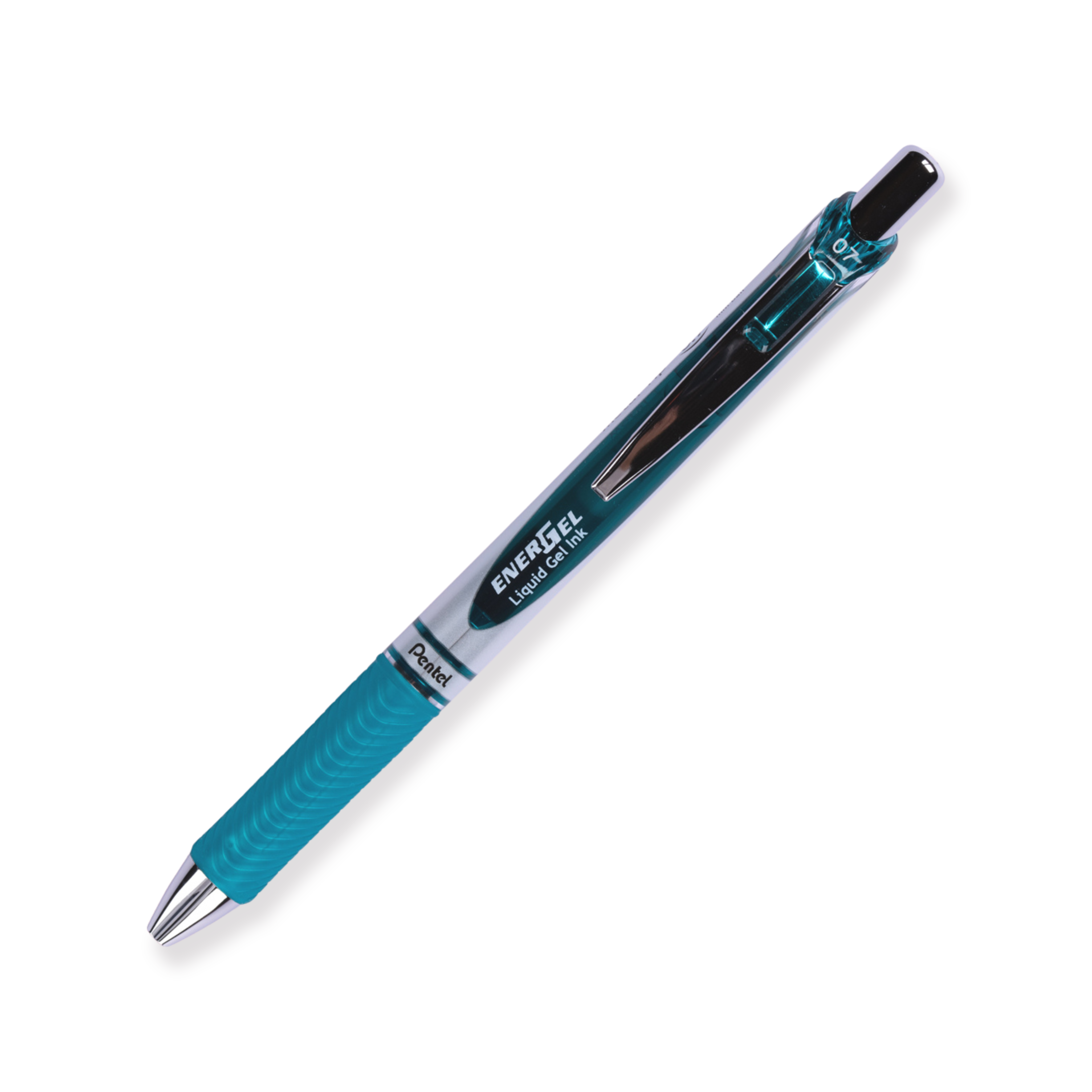 Pentel EnerGel RTX Gel Pen - Conical - 0.7 mm - Turquoise Blue