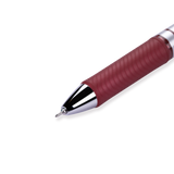 Pentel EnerGel RTX Gel Pen - Needle - 0.5 mm - Burgundy - Stationery Pal