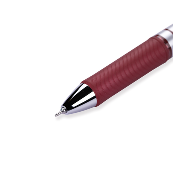 Pentel EnerGel RTX Gel Pen - Needle - 0.5 mm - Burgundy - Stationery Pal