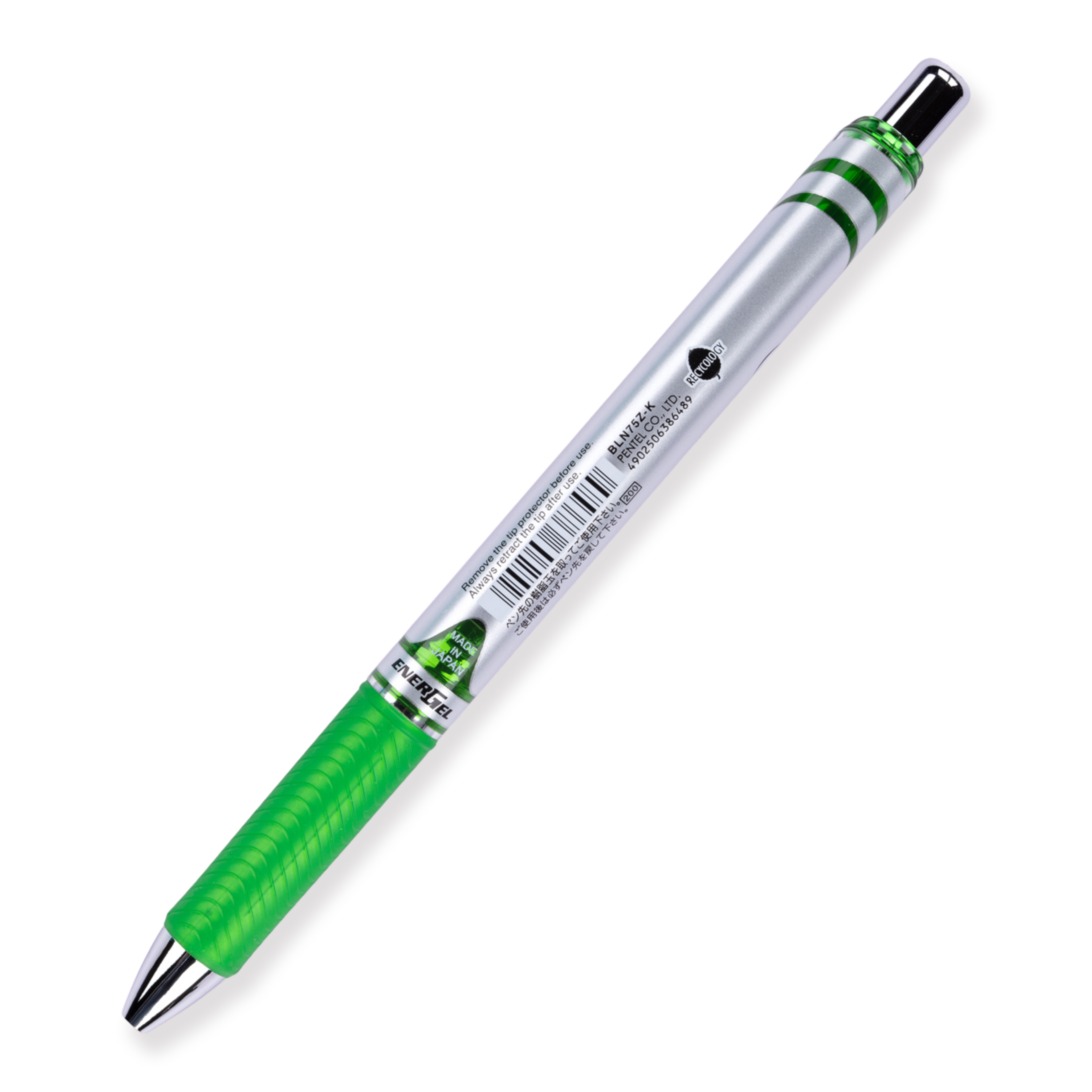 Pentel EnerGel RTX Gelstift - Nadel - 0,5 mm - Limettengrün