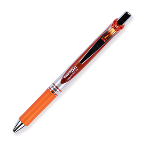 Pentel EnerGel RTX Gel Pen - Needle - 0.5 mm - Orange - Stationery Pal