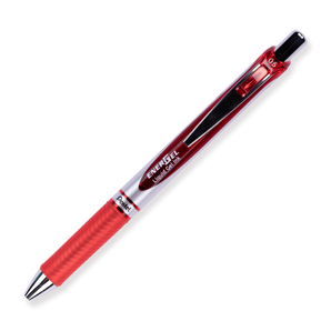 Pentel EnerGel RTX Gel Pen - Needle - 0.5 mm - Red - Stationery Pal