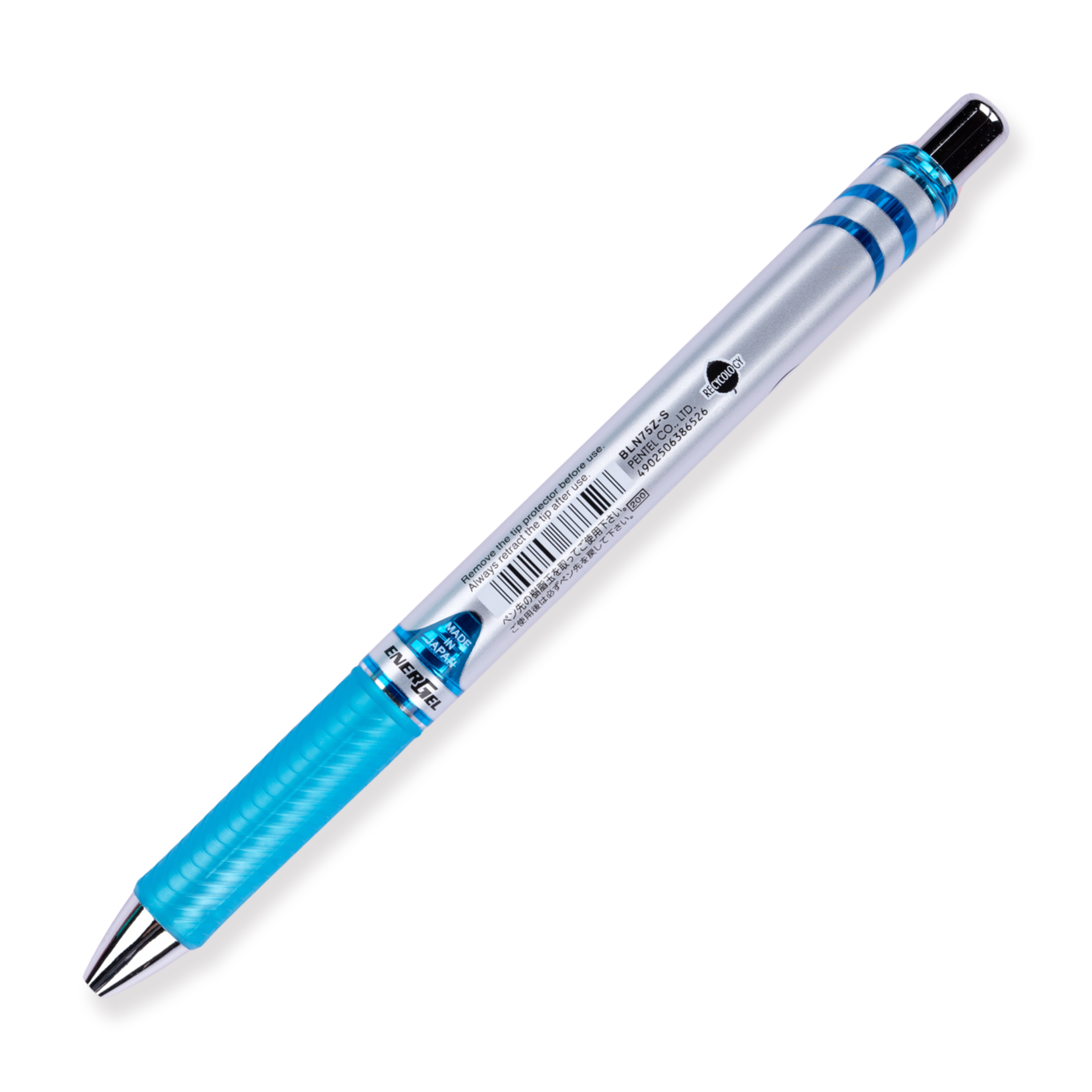 Pentel EnerGel RTX Gelstift - Nadel - 0,5 mm - Himmelblau