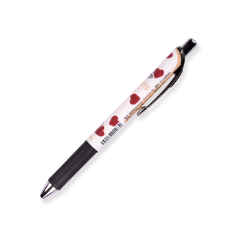 Pentel EnerGel Snoopy Limited Edition Gel Pen - 0.5 mm - Black Ink - Dark Gray Grip - Stationery Pal