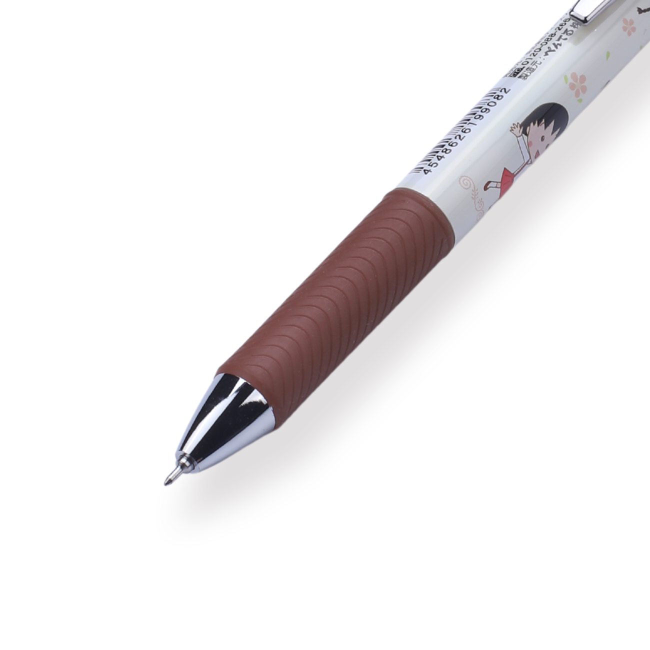 Pentel EnerGel x Chibi Maruko-Chan Limited Edition Gel Pen - 0.5 mm - Brown Body - Stationery Pal