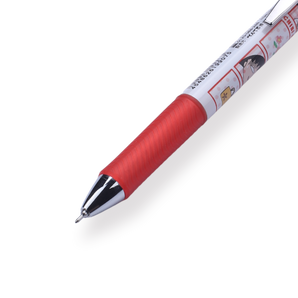 Pentel EnerGel x Chibi Maruko-Chan Limited Edition Gel Pen - 0.5 mm - Red Body - Stationery Pal