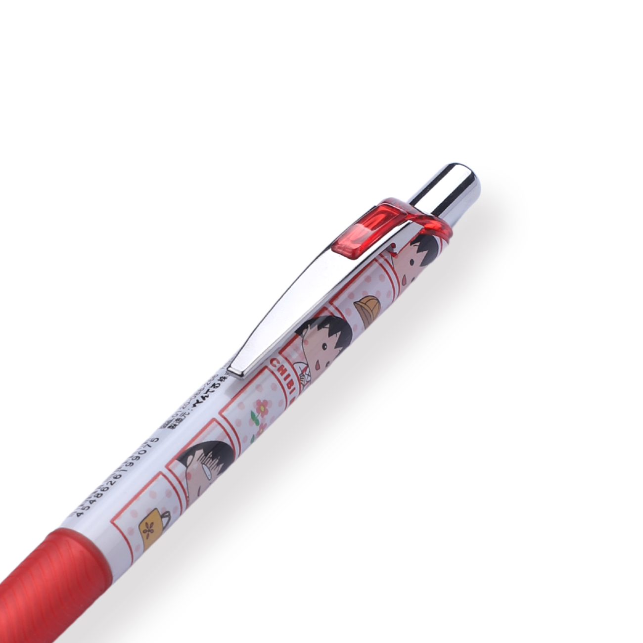 Pentel EnerGel x Chibi Maruko-Chan Limited Edition Gel Pen - 0.5 mm - Red Body - Stationery Pal