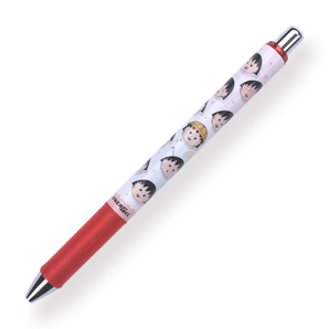 Pentel EnerGel x Chibi Maruko-Chan Limited Edition Gel Pen - 0.5 mm - Red Grip - Stationery Pal