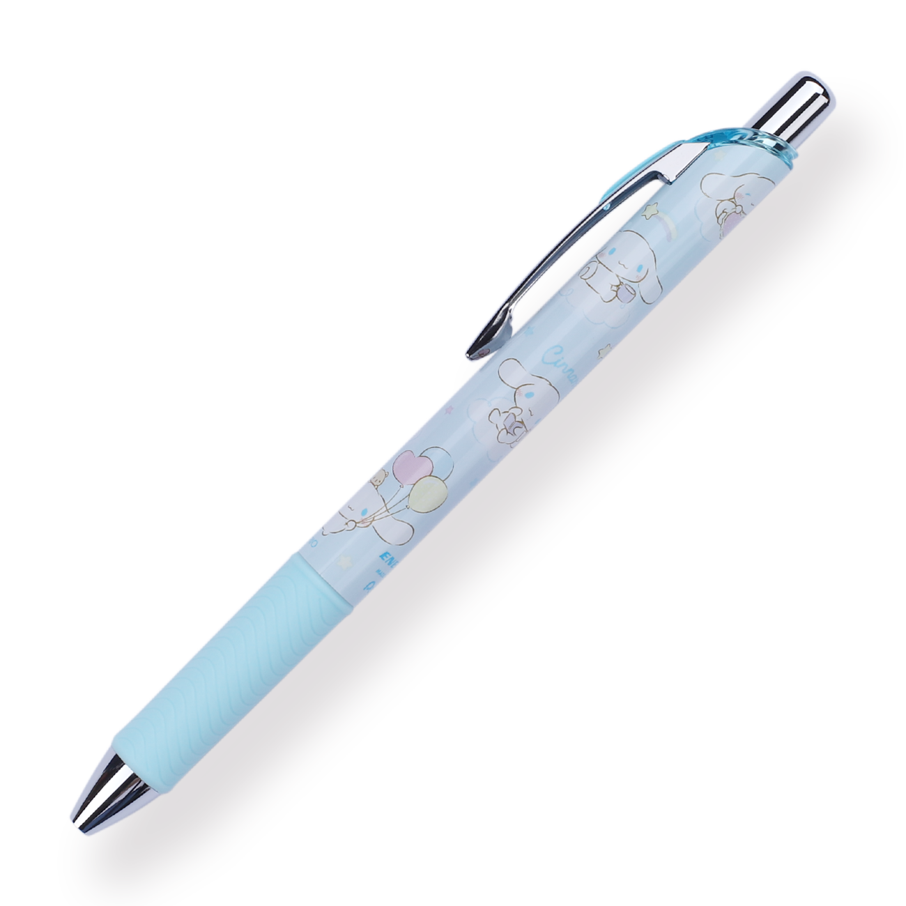 Pentel EnerGel x Sanrio Gel Pen - 0.5 mm - Cinnamoroll - Light Blue Bo ...