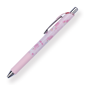 Pentel EnerGel x Sanrio Gel Pen - 0.5 mm - My Melody - Pink Grip - Stationery Pal