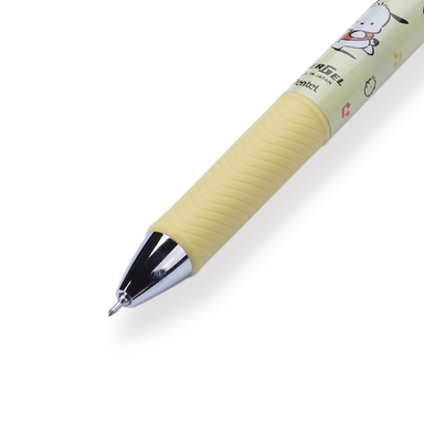 Pentel EnerGel x Sanrio Gel Pen - 0.5 mm - Pochacco - Yellow Body - Stationery Pal