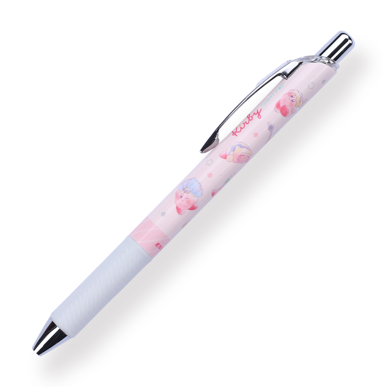 Pentel Energel × Kirby Limited Edition Gel Pen - 0.5 mm - Pink Body - Stationery Pal