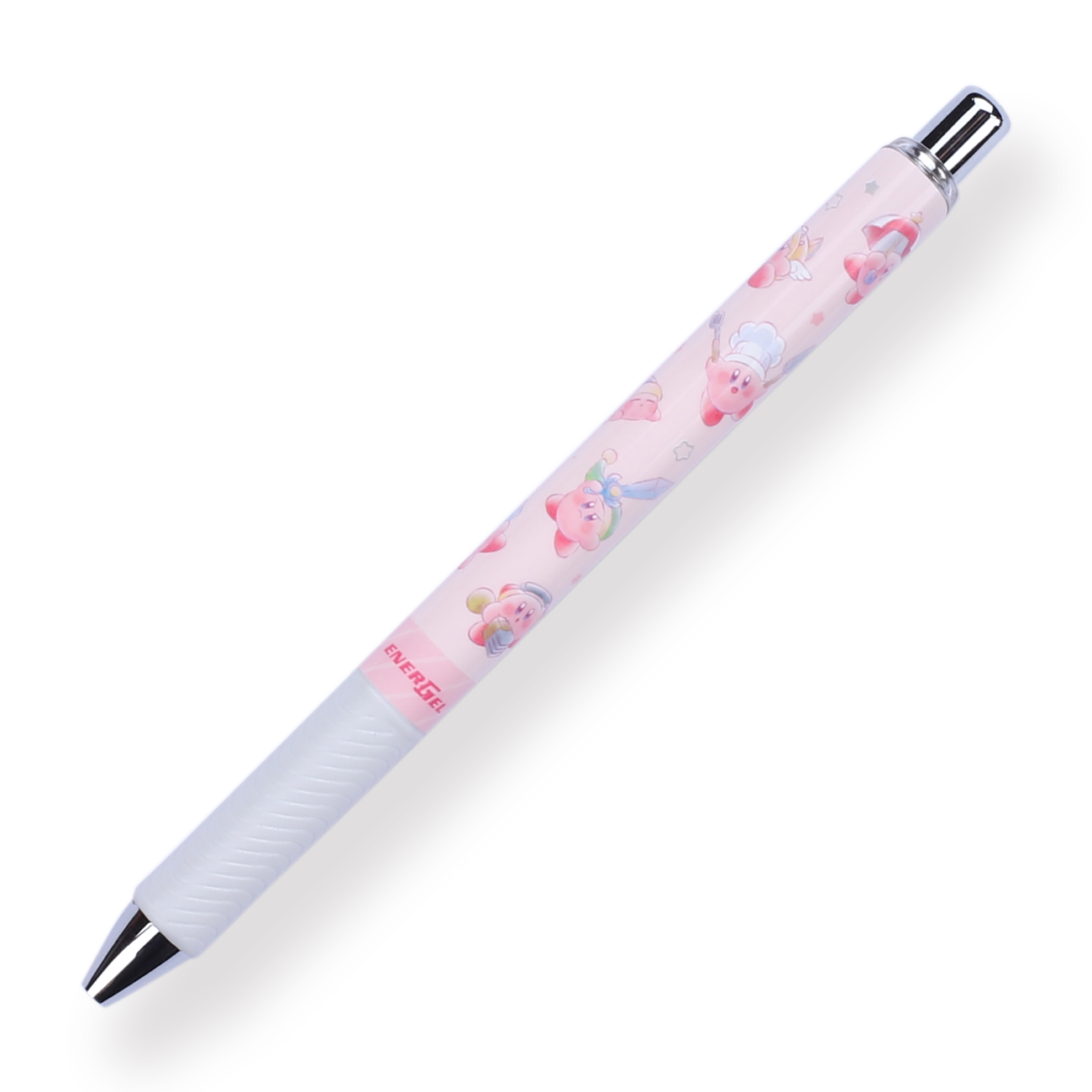 Pentel Energel × Kirby Limited Edition Gel Pen - 0.5 mm - Pink Body - Stationery Pal