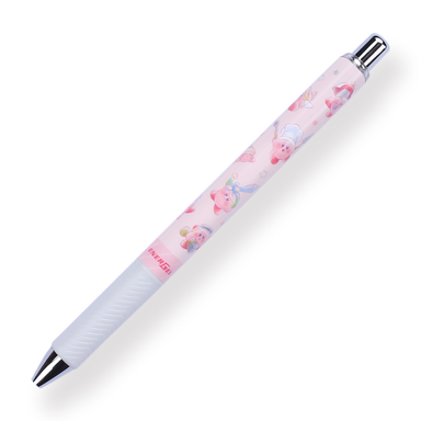 Pentel Energel × Kirby Limited Edition Gel Pen - 0.5 mm - Pink Body - Stationery Pal