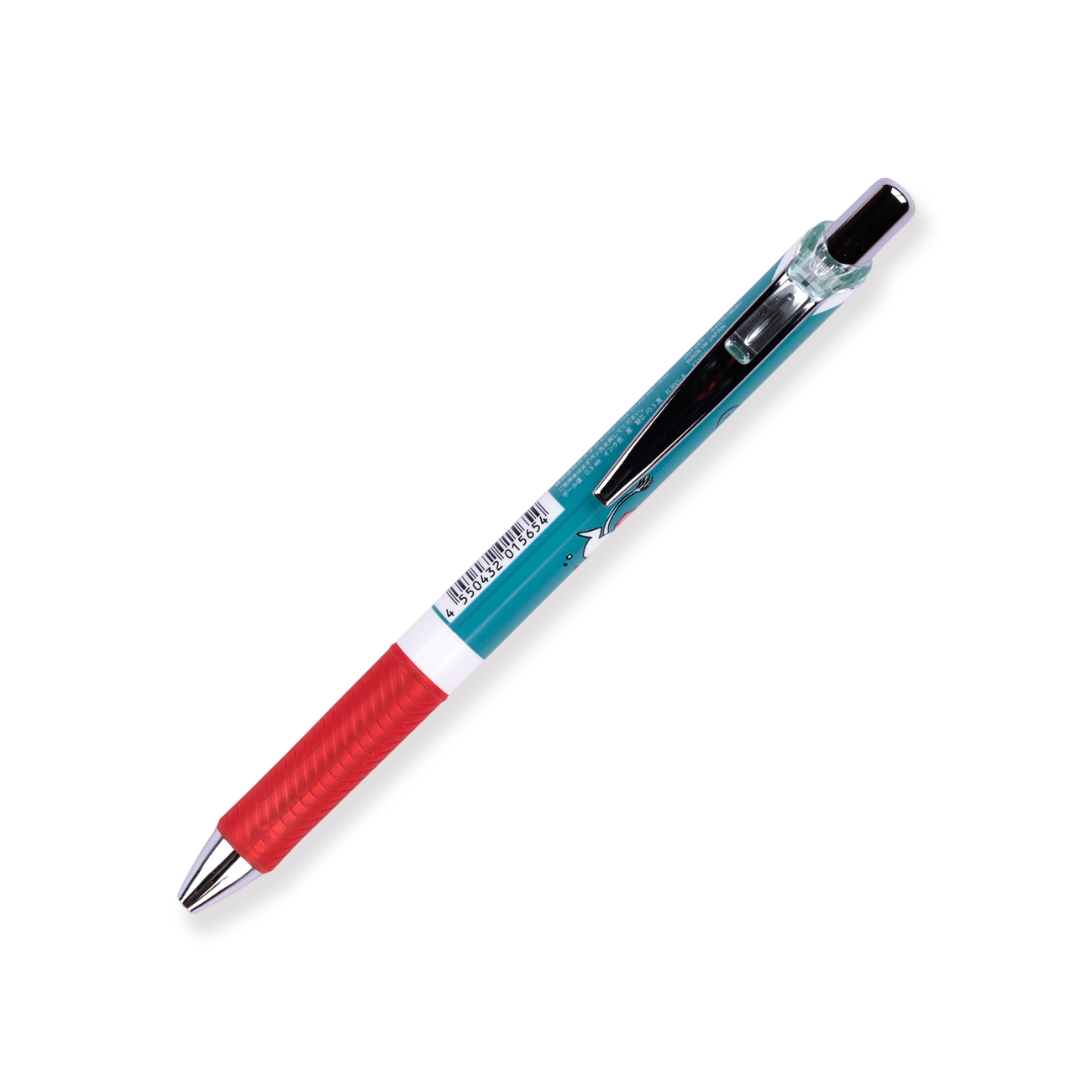 Bolígrafo Pentel Energel × Moomin de edición limitada - 0,5 mm - Negro - Agarre rojo