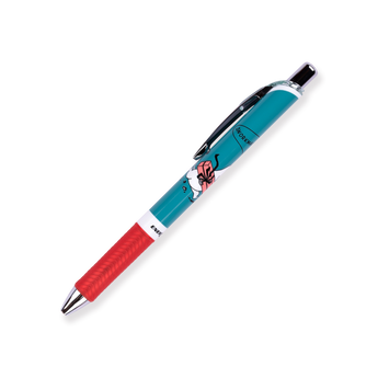 Pentel Energel × Moomin Limited Edition Ballpoint Pen - 0.5mm - Black - Red Grip - Stationery Pal