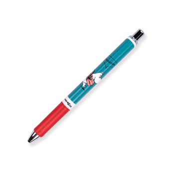 Pentel Energel × Moomin Limited Edition Ballpoint Pen - 0.5mm - Black - Red Grip - Stationery Pal