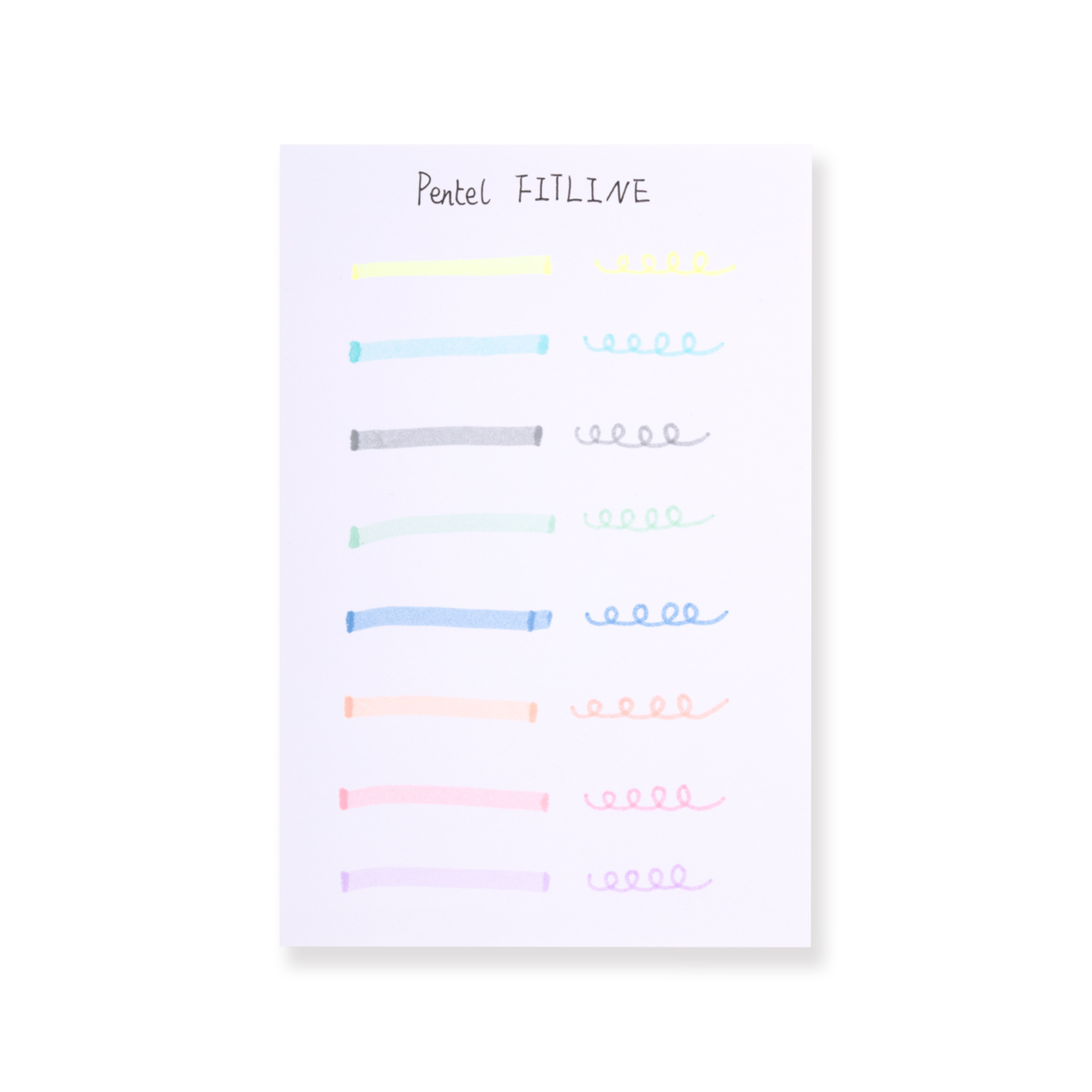 Pentel Fitline doppelseitiger Textmarker - Meißel/feine Spitze - Pastellviolett