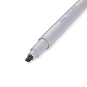 Pentel Fitline doppelseitiger Textmarker - Meißel/feine Spitze - Pastellgrau