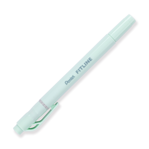 Pentel Fitline Double-Sided Highlighter - Chisel/Fine Tip - Pastel Green