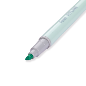 Resaltador de doble cara Pentel Fitline - Cincel/punta fina - Verde pastel