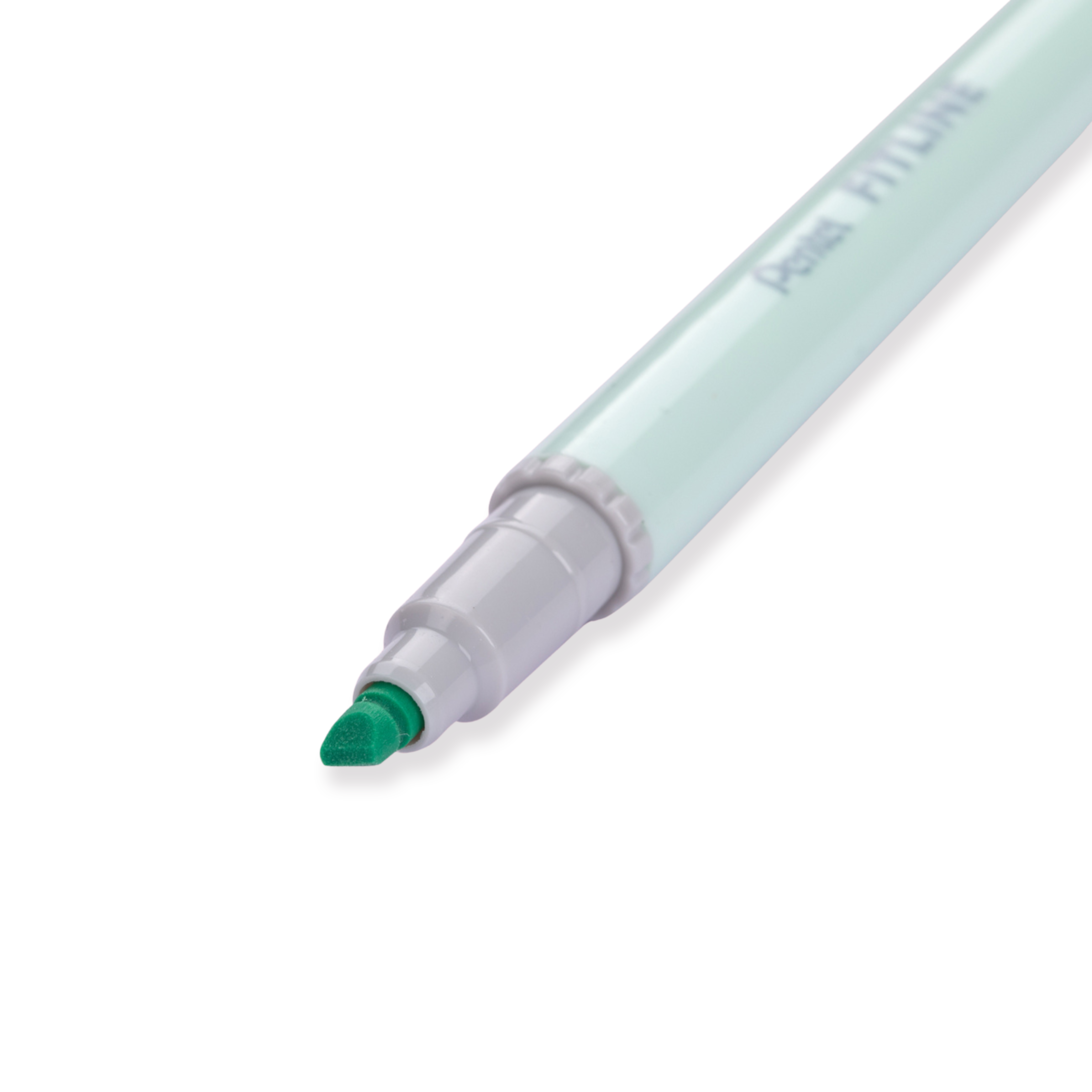 Pentel Fitline Double-Sided Highlighter - Chisel/Fine Tip - Pastel Green