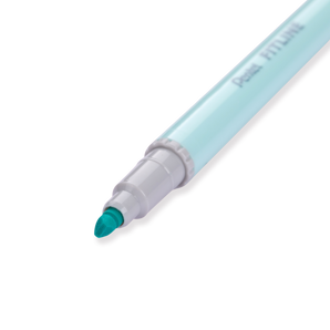 Pentel Fitline Double-Sided Highlighter - Chisel/Fine Tip - Pastel Sky Blue